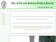 Tablet Screenshot of fieldandrovingarcherysociety.co.uk